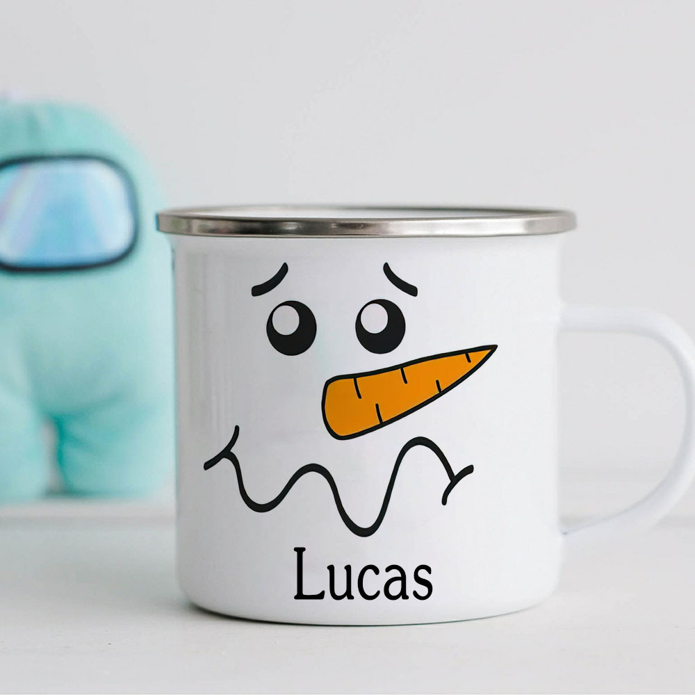 Personalised 12oz Snowman Mugs for Kids  | KidMug13