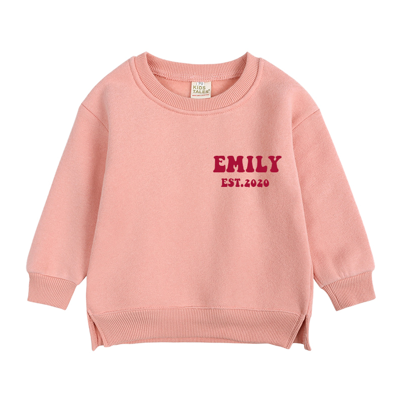 Personalized Kid Cozy Soft Crewneck Sweatshirt
