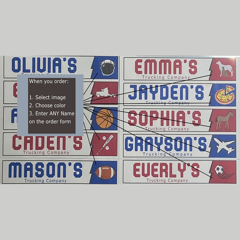 Personalized Color Toy Truck | CWToy14