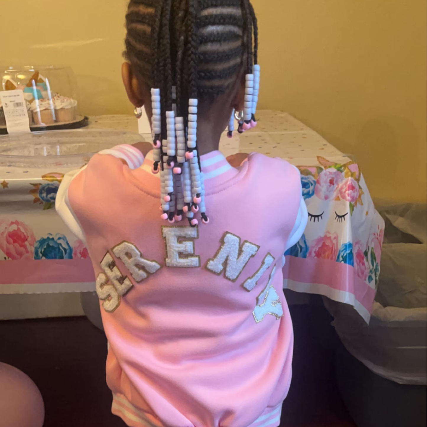 Personalized Hand Patch Kids Baseball Jacket | inJacket03