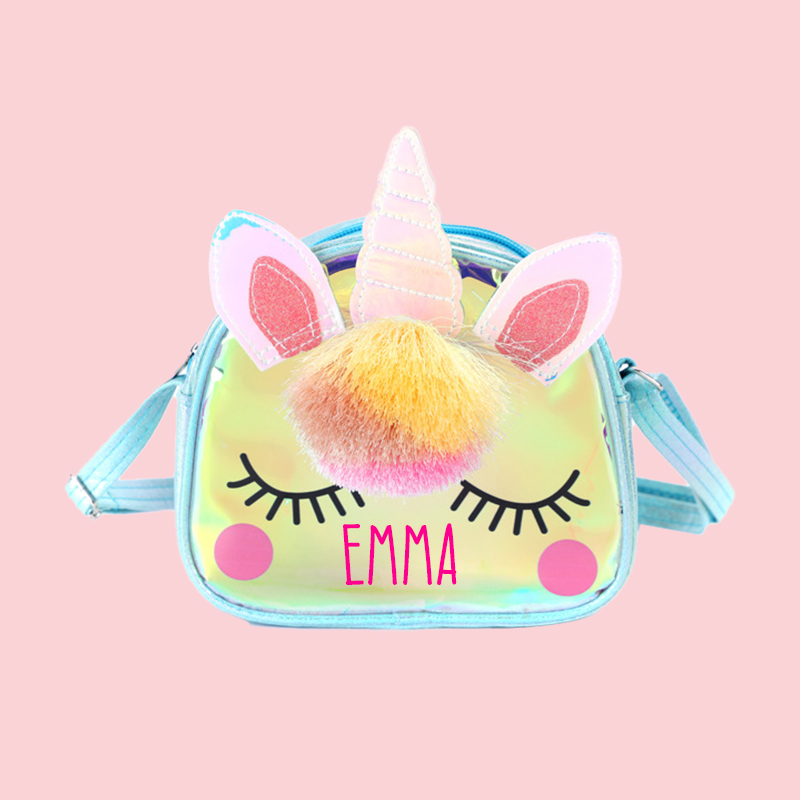 Personalized Girls Birthday Unicorn Purse