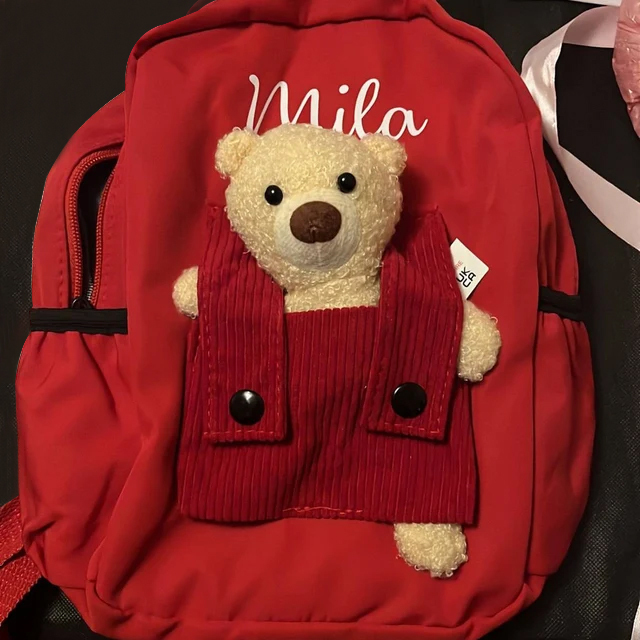 Personalized Bear Back to School Backpack
