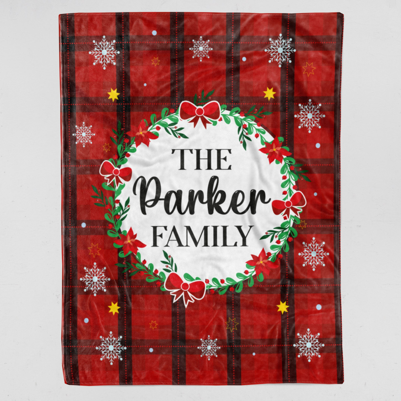 Personalized Merry Christmas Blanket for Comfort & Unique | BKMC02