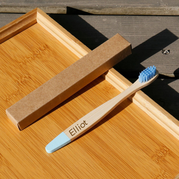 Personalized Kid Bamboo Toothbrush