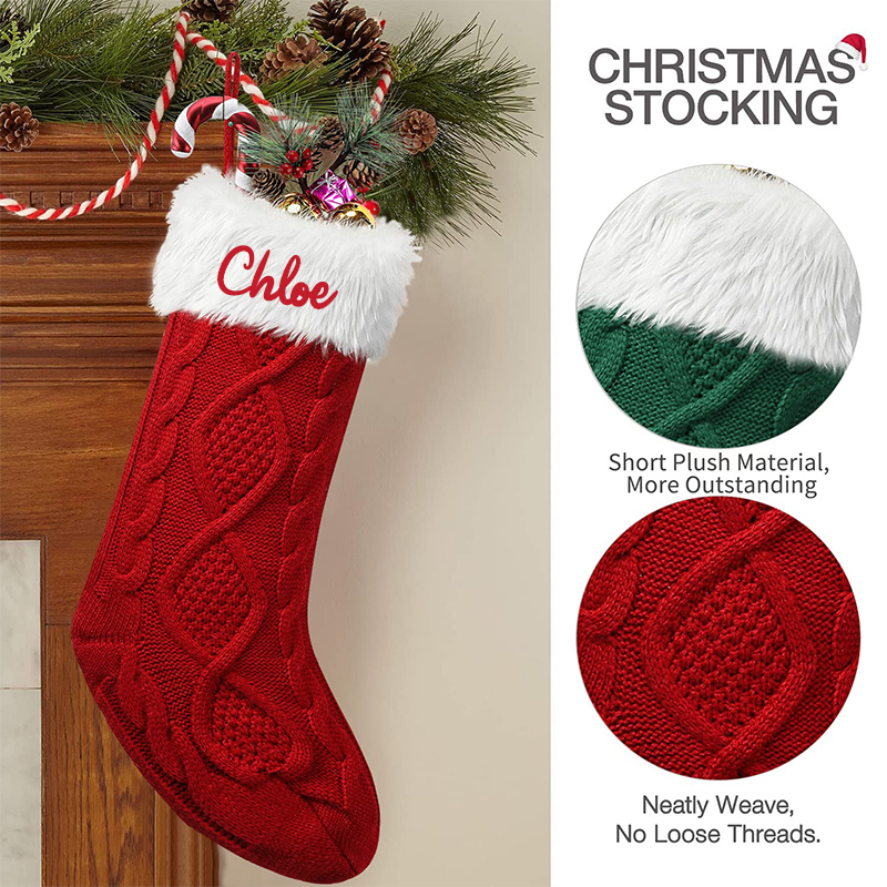 Personalized Christmas Stocking with Family Name | MCGift04