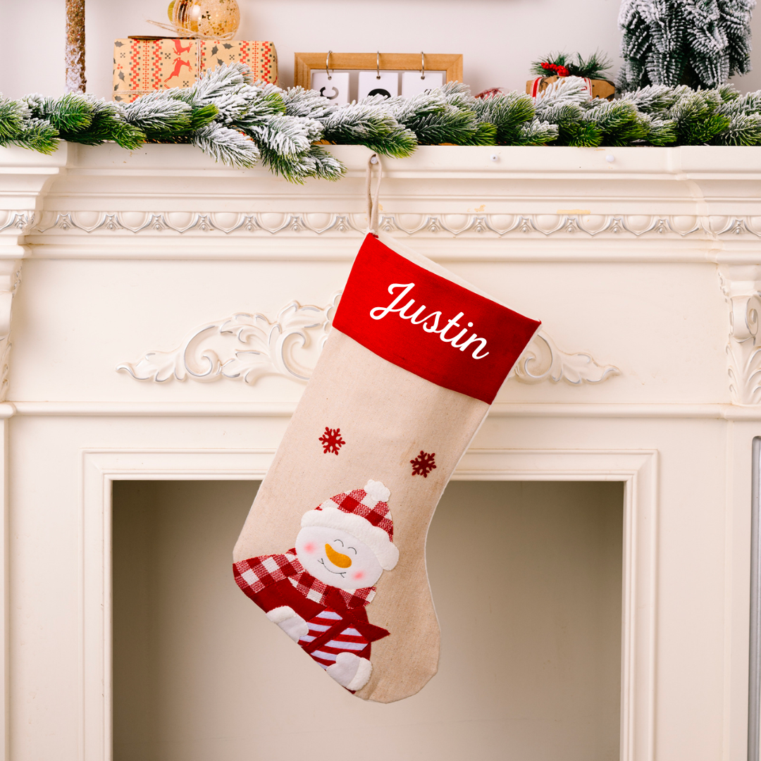 Personalized Christmas Stockings with Family Name | MCGift02
