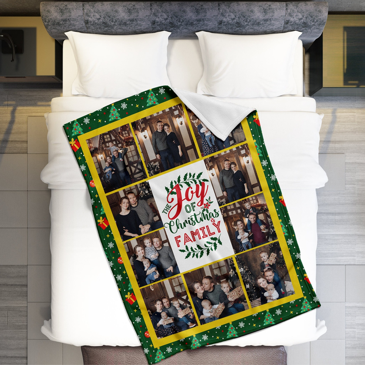 Personalized Merry Christmas Blanket for Comfort & Unique | BKMC07