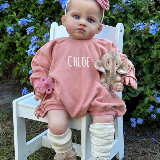 Personalized Kids Cozy Soft Sweatshirt Romper | inRomper02