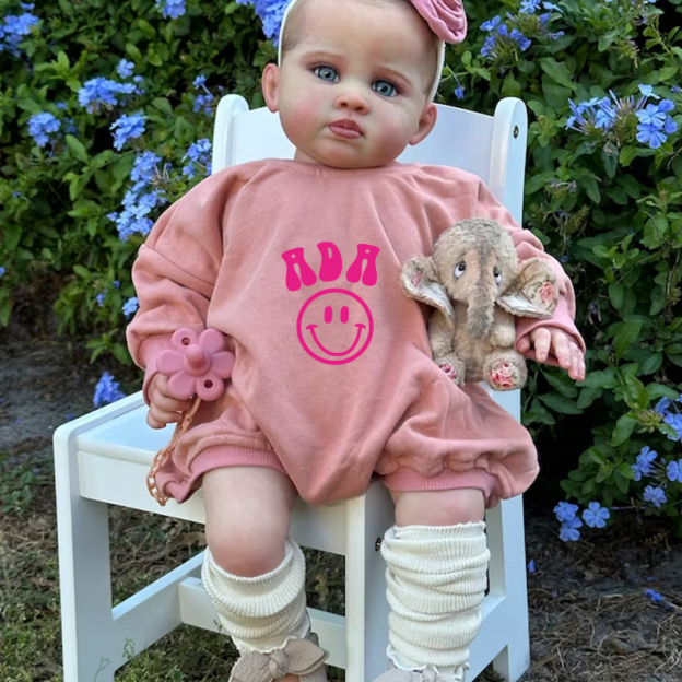 Personalized Kids Cozy Soft Sweatshirt Romper | inRomper04