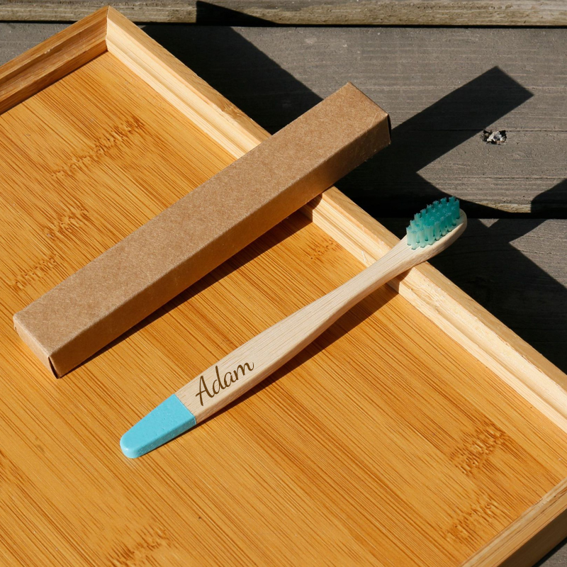 Personalized Kid Bamboo Toothbrush