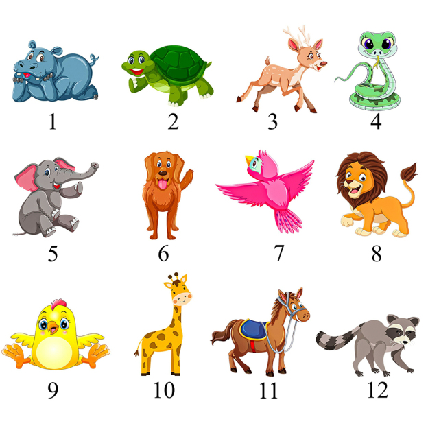 Personalised 12oz Animal Mugs for Kids  | KidMug05