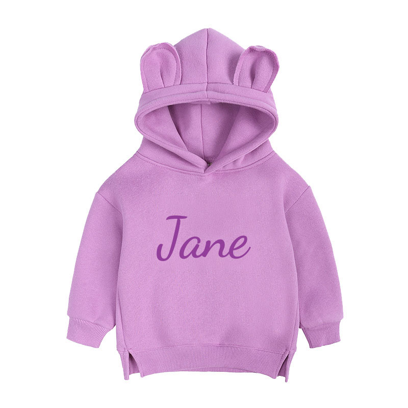 Personalized Kid Cozy Soft Bear Crewneck Sweatshirt | inSweatshirt15