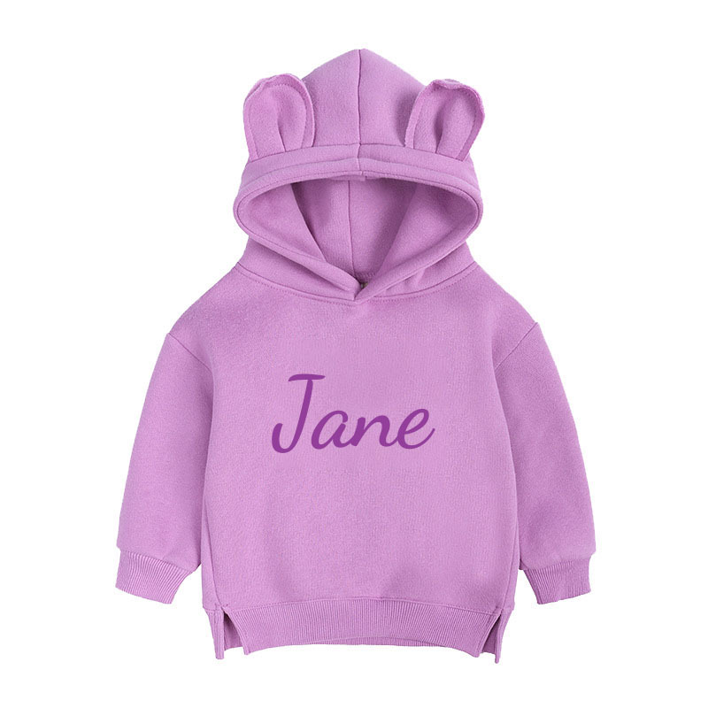 Personalized Kid Cozy Soft Bear Crewneck Sweatshirt | inSweatshirt15