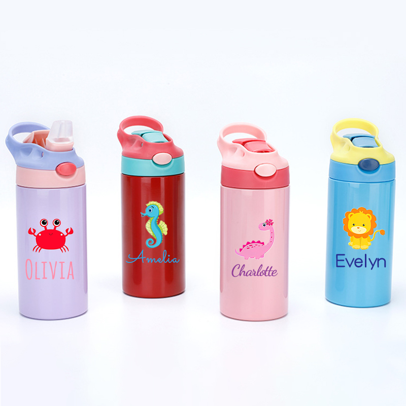 Personalised BPA Free 12oz Kid Water Bottles | YouBottle18