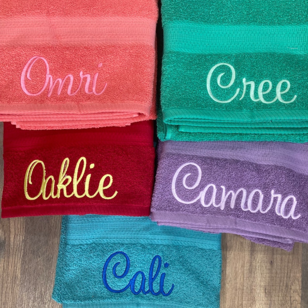 Personalized Monogram Embroidery Pool Beach Towel for Summer & Beach | KKTowel53