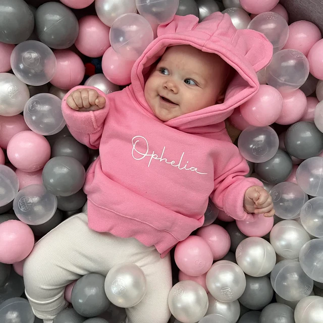 Personalized Kid Cozy Soft Bear Crewneck Sweatshirt | inSweatshirt15