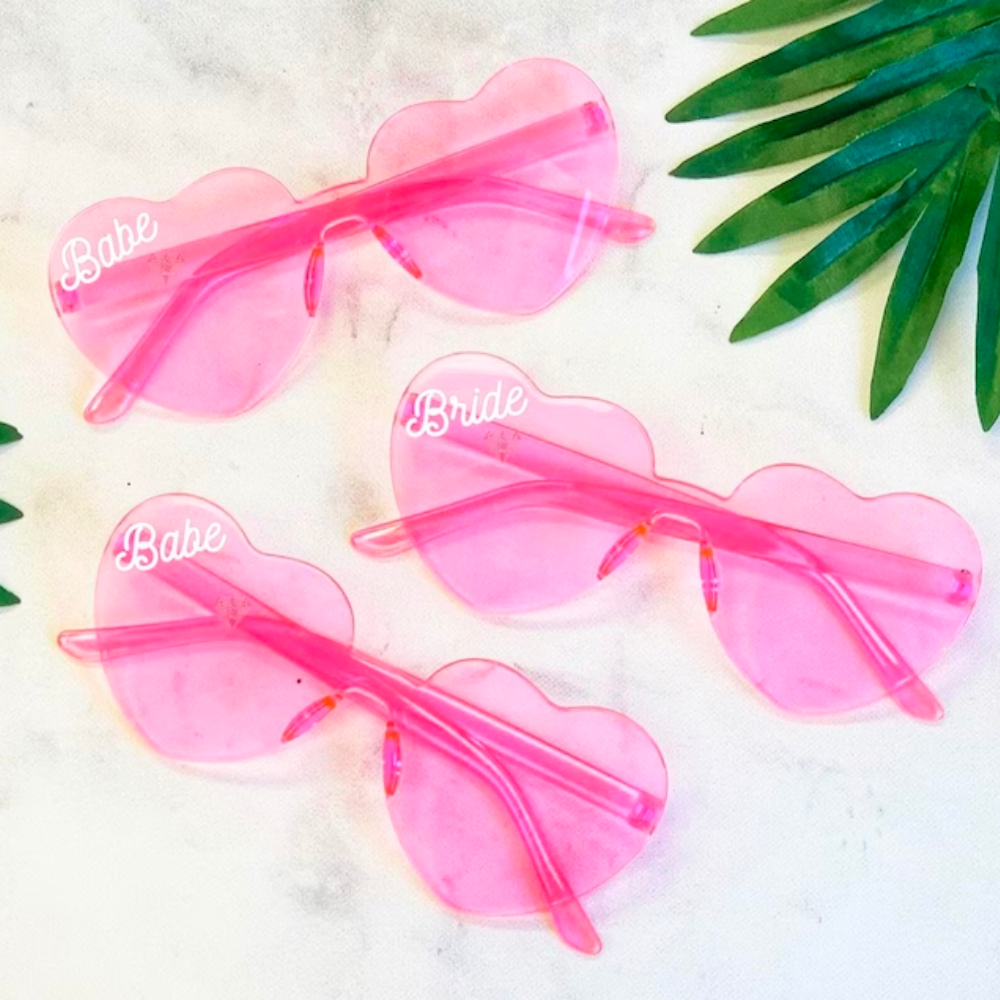 Personalized Colorful Heart Sunglasses