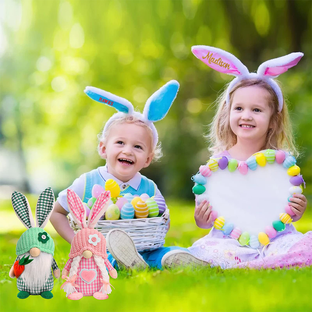 Personalized Kid Easter Gnome Doll 