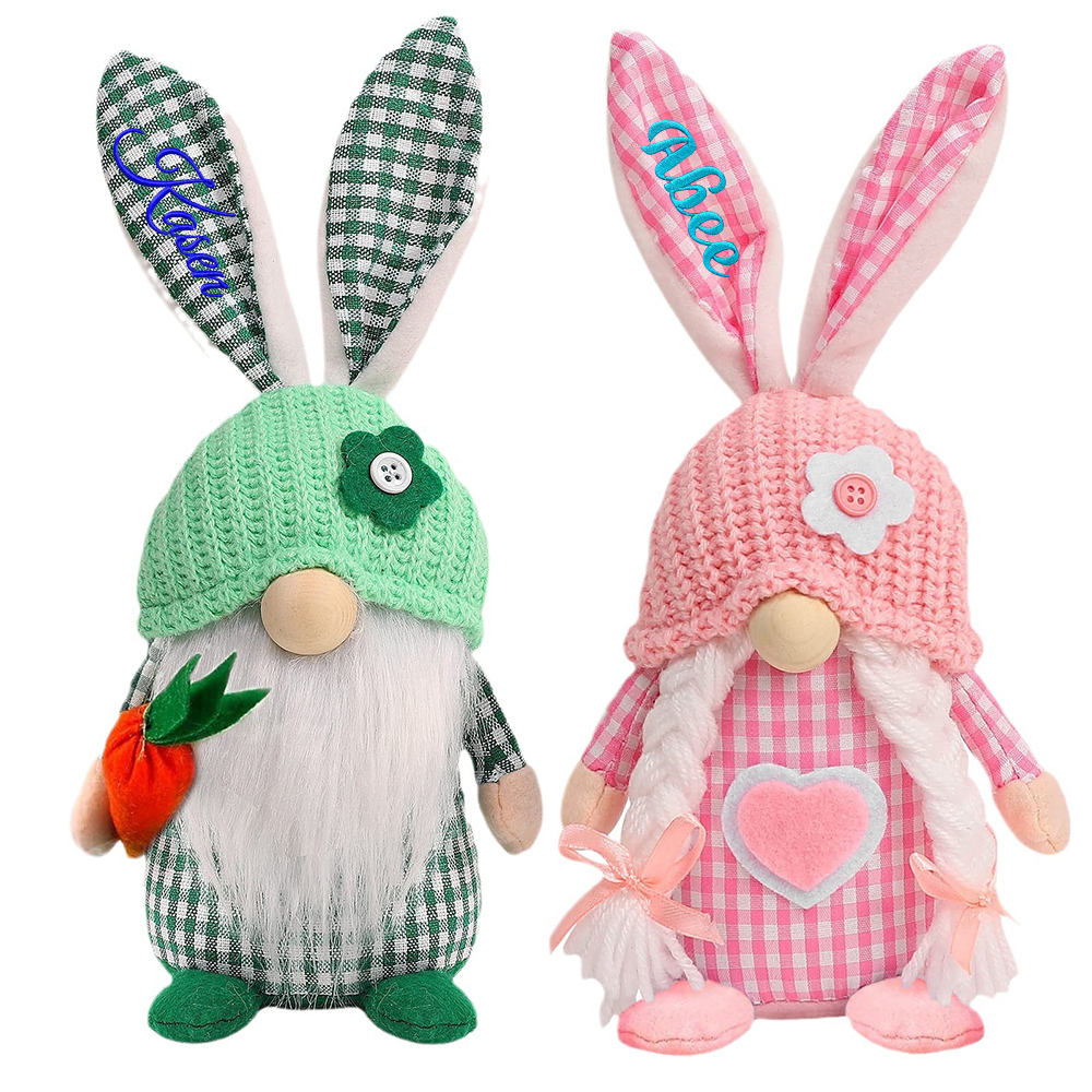 Personalized Kid Easter Gnome Doll 