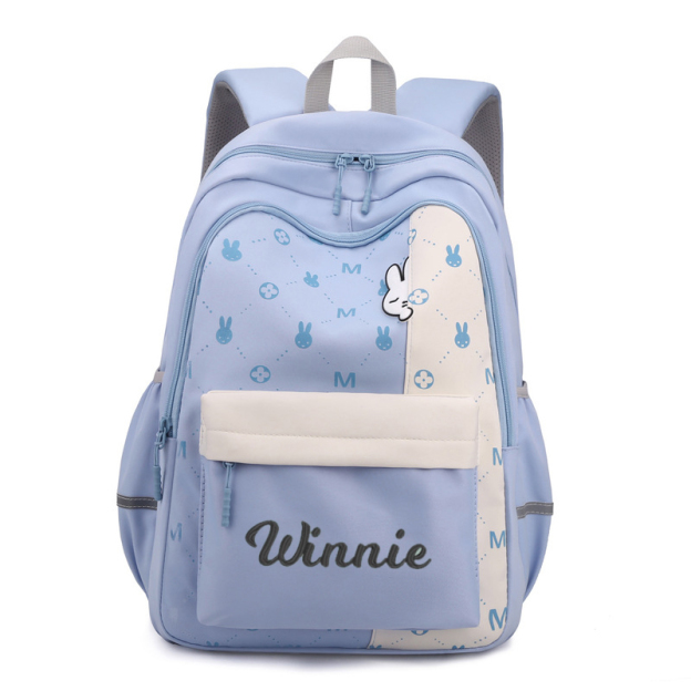 Personalized Embroidery Color School Backpack