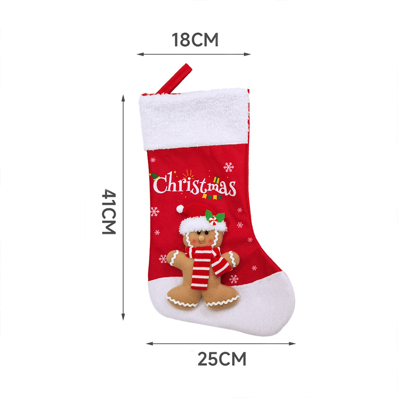 Personalized Embroidered 3D Christmas Stocking