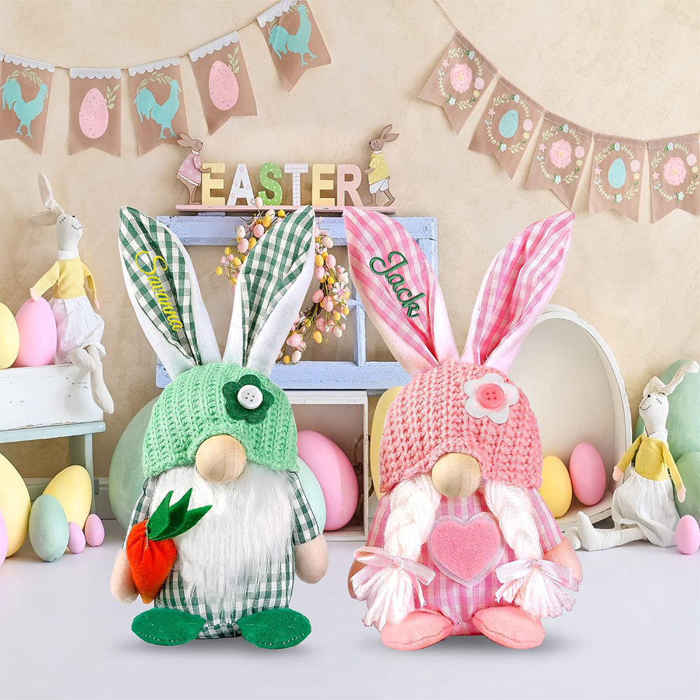 Personalized Kid Easter Gnome Doll 