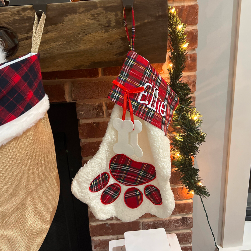 Personalized Christmas Stocking with Family Name | MCGift09