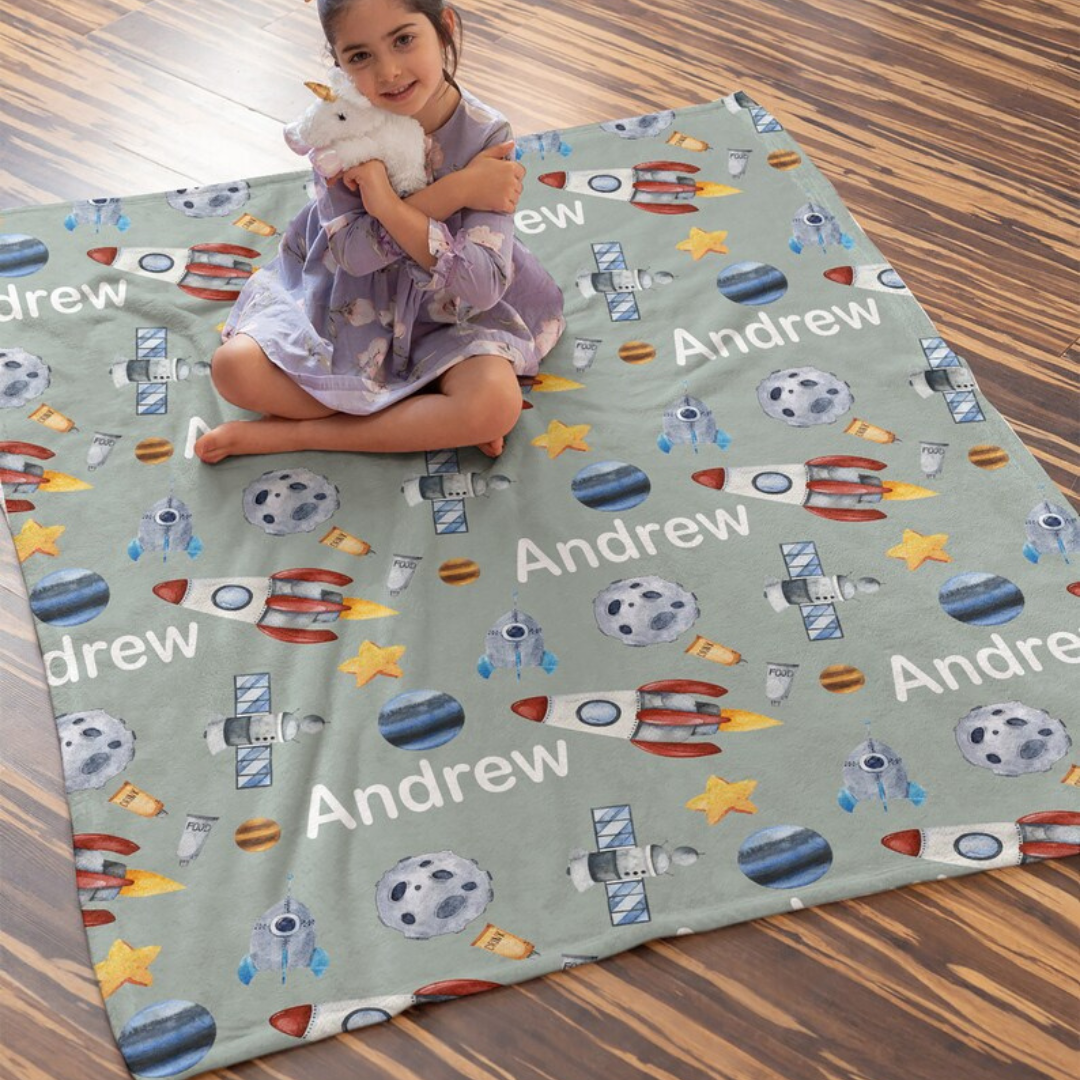 Personalized Lovely Kid Blanket for Comfort & Unique | BKKid95