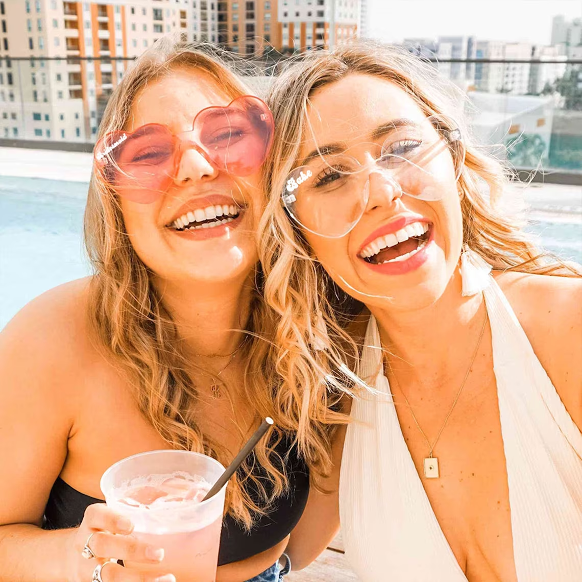 Personalized Colorful Heart Sunglasses