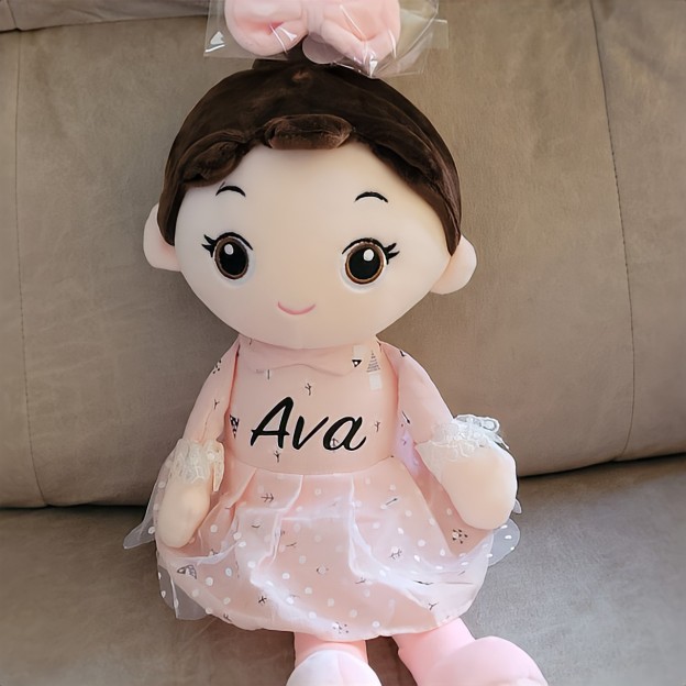 Personalized Kid's Bow Princess Doll