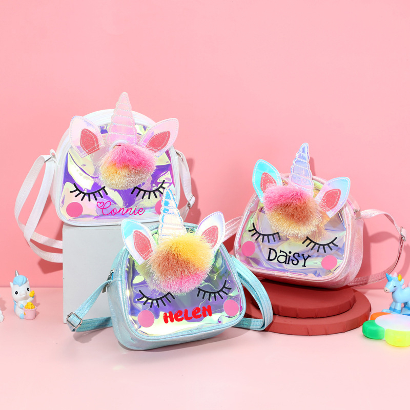 Personalized Girls Birthday Unicorn Purse