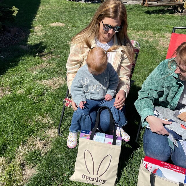 Personalized Easter Egg Hunt Tote Bag 