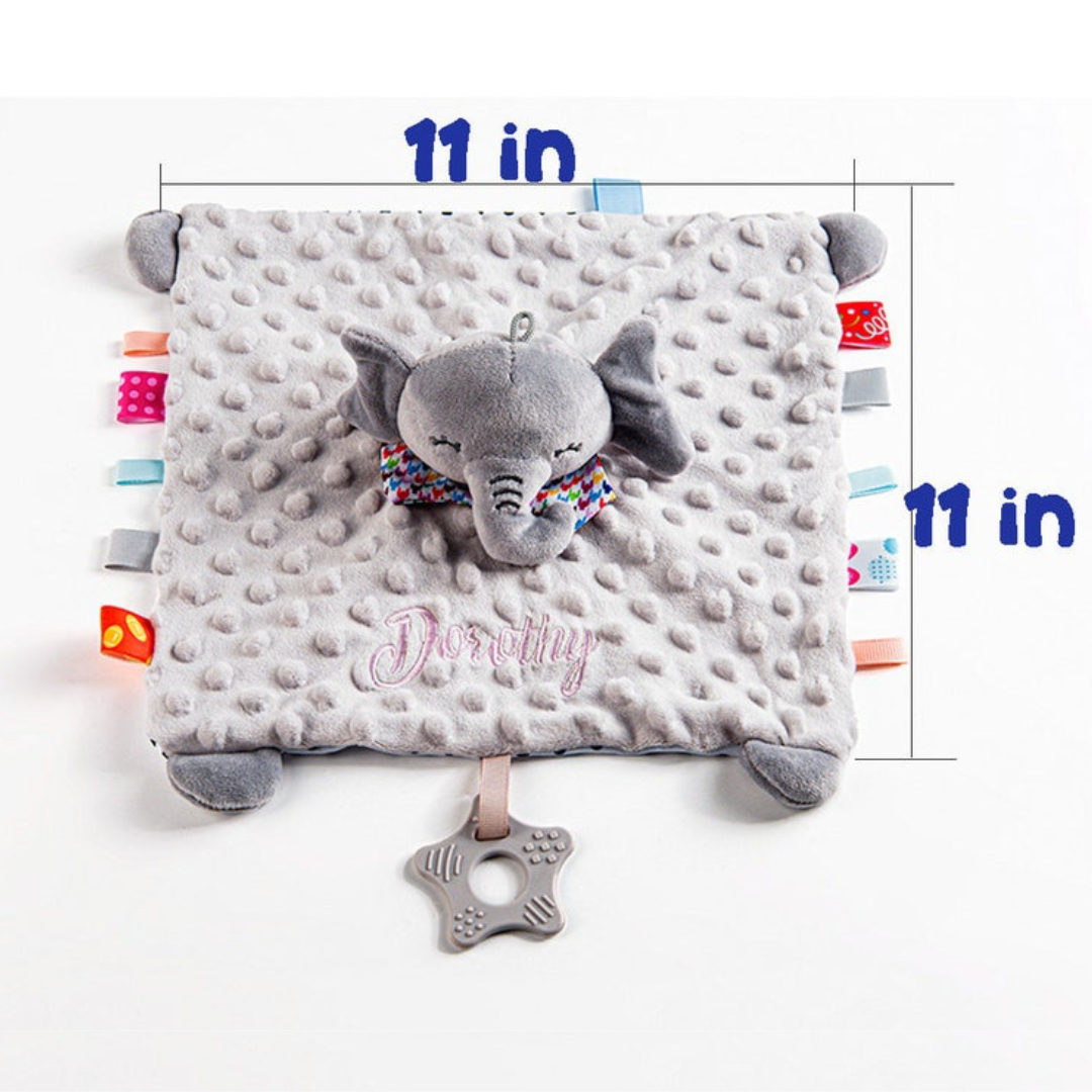Personalized Baby Embroidery Comforter Sleep Toy | CWToy01