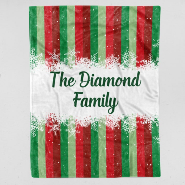 Personalized Merry Christmas Blanket for Comfort & Unique | BKMC03