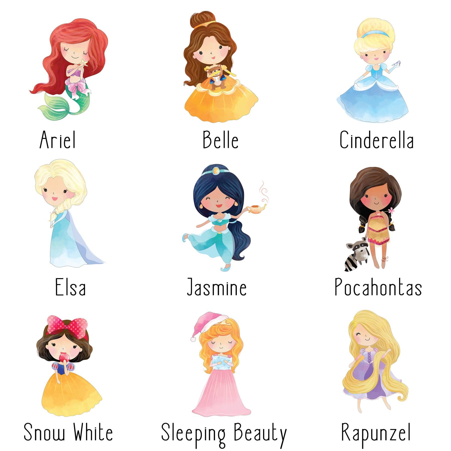 Personalised 12oz Princess Mugs for Kids  | KidMug04