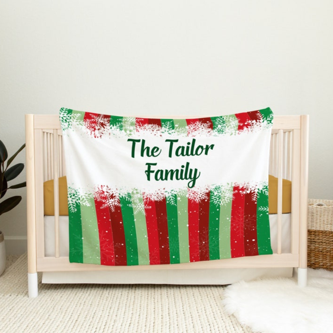 Personalized Merry Christmas Blanket for Comfort & Unique | BKMC03