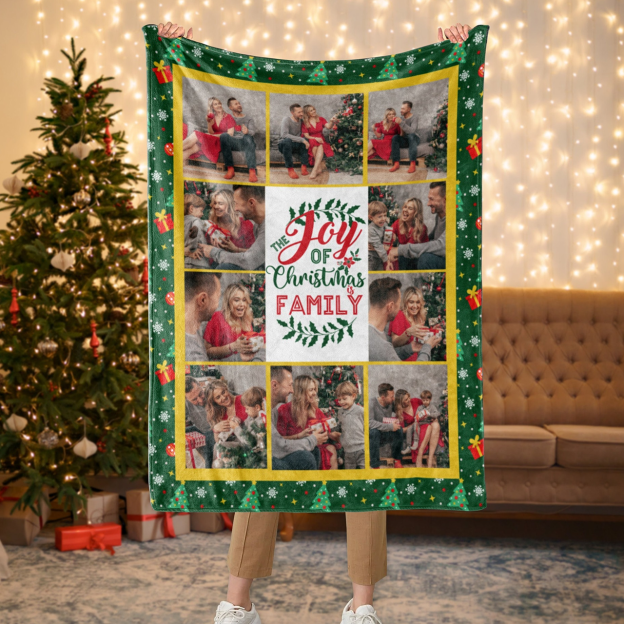 Personalized Merry Christmas Blanket for Comfort & Unique | BKMC07