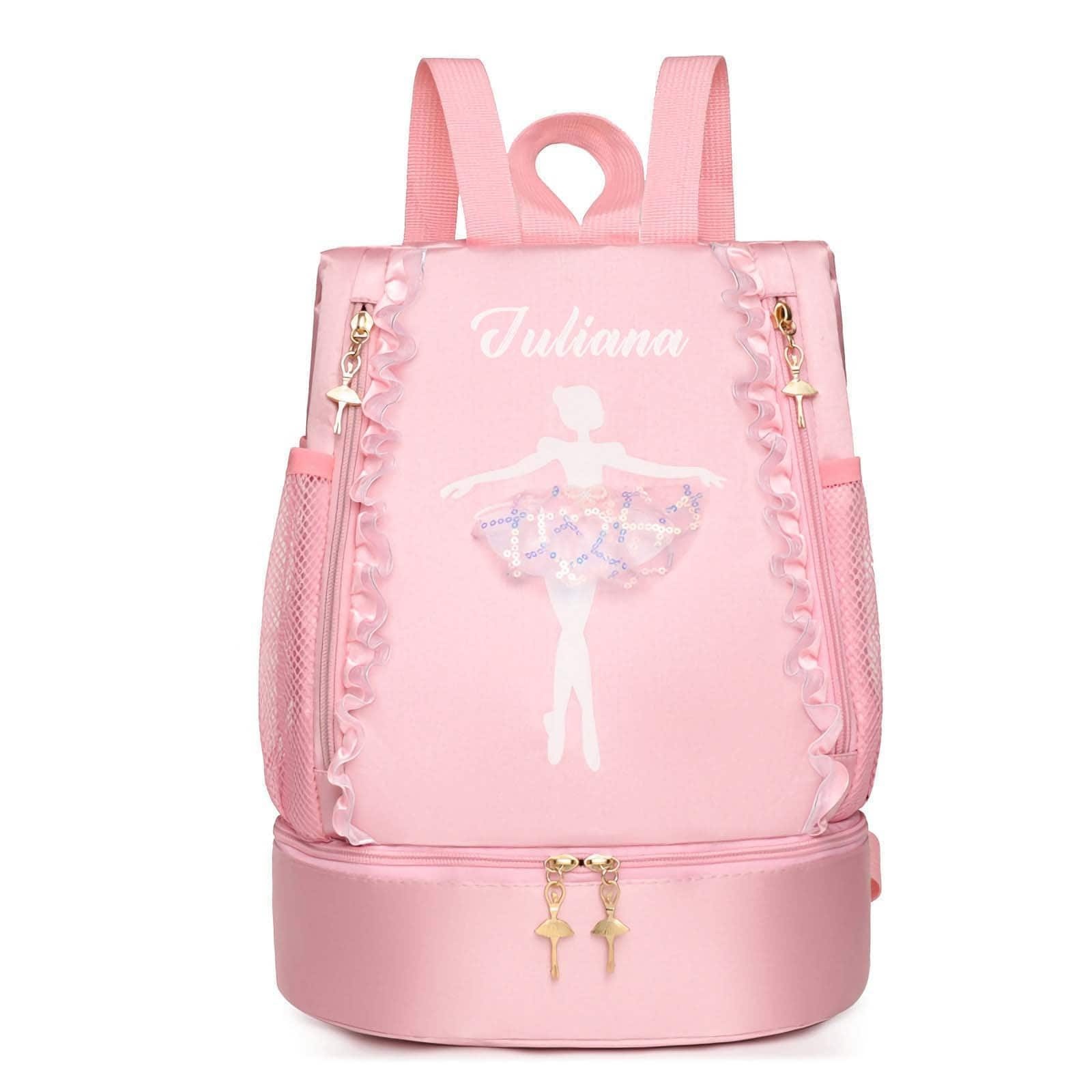 Personalized Name Ballerina Backpack