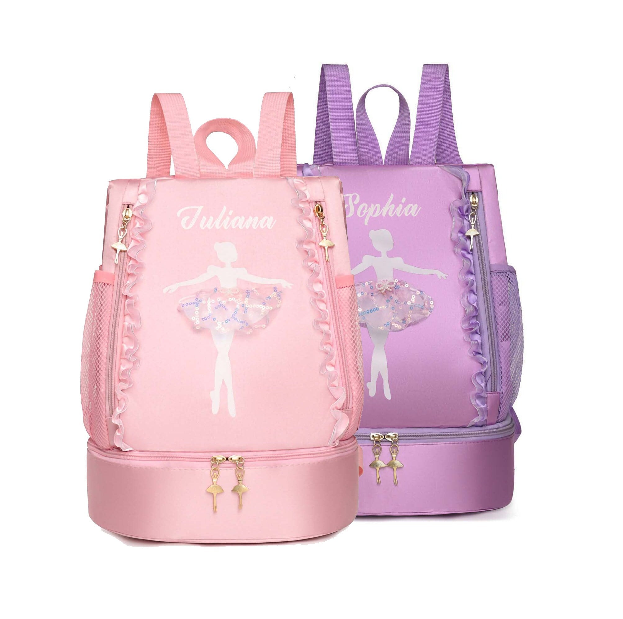 Personalized Name Ballerina Backpack