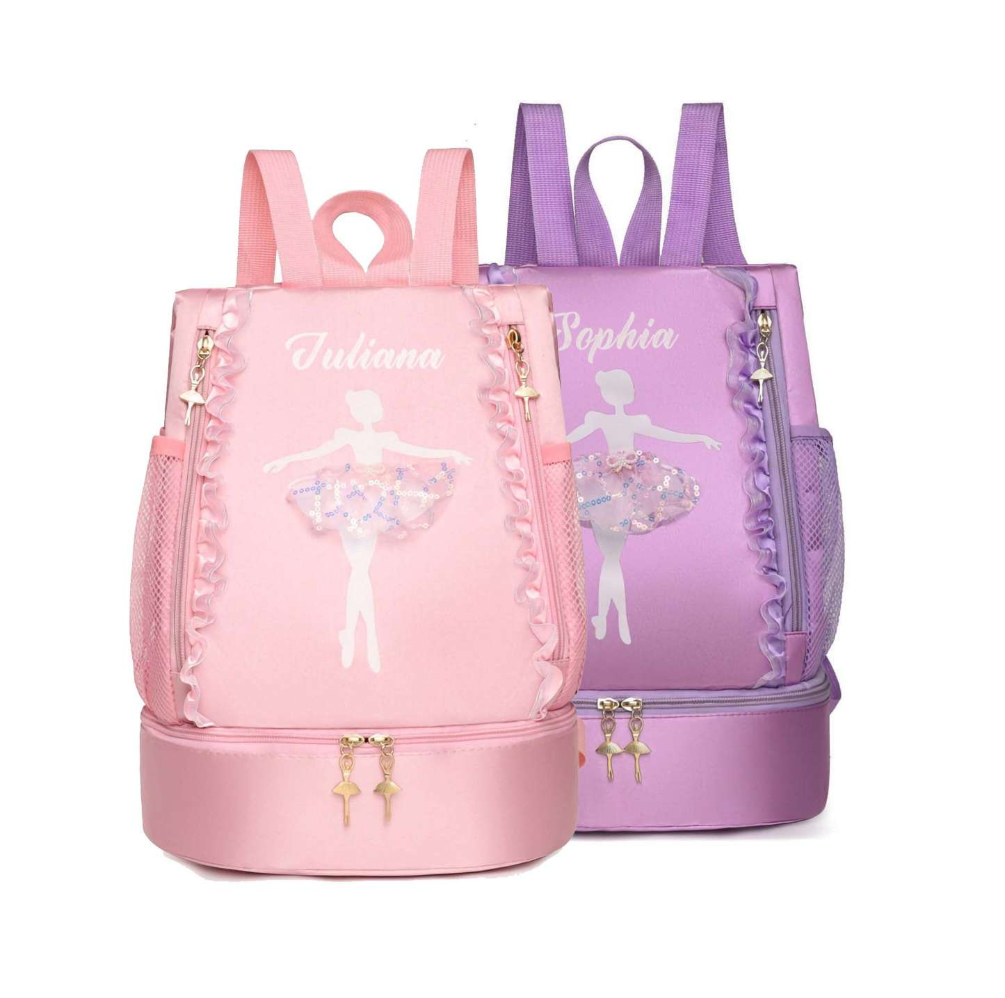Personalized Name Ballerina Backpack