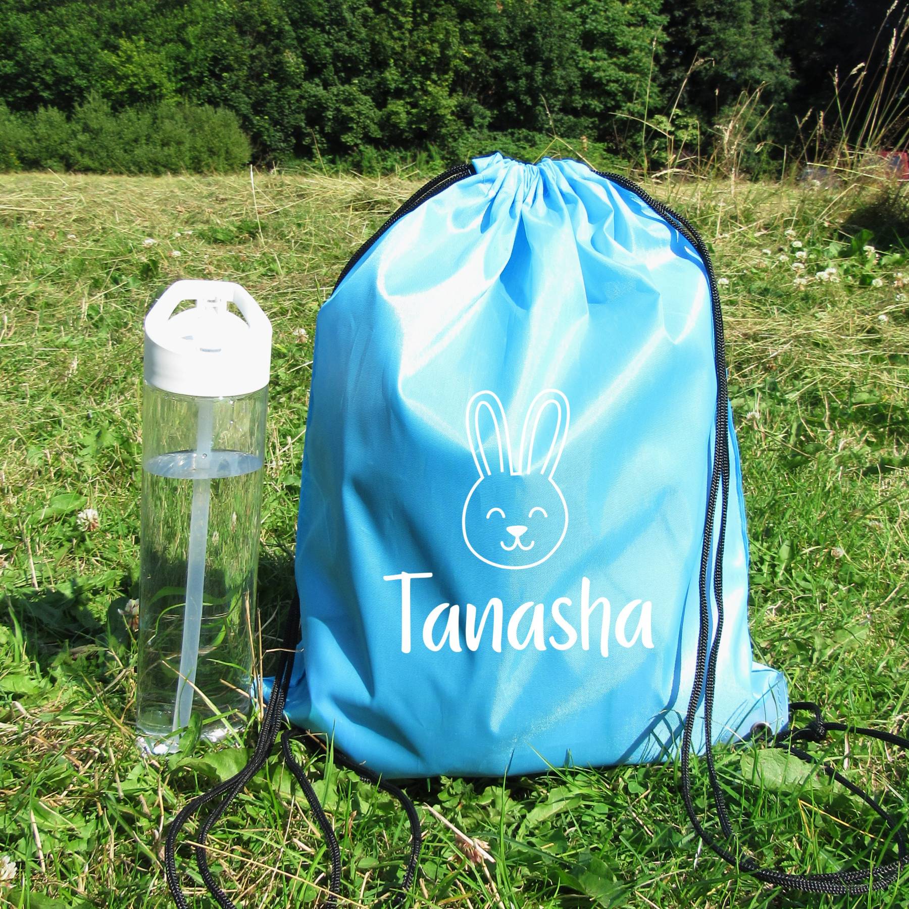 Personalized Kid's Drawstring Rucksack Bag