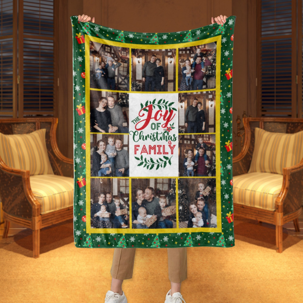 Personalized Merry Christmas Blanket for Comfort & Unique | BKMC07