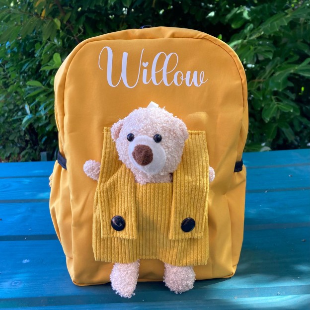 Personalized Bear Back to School Backpack