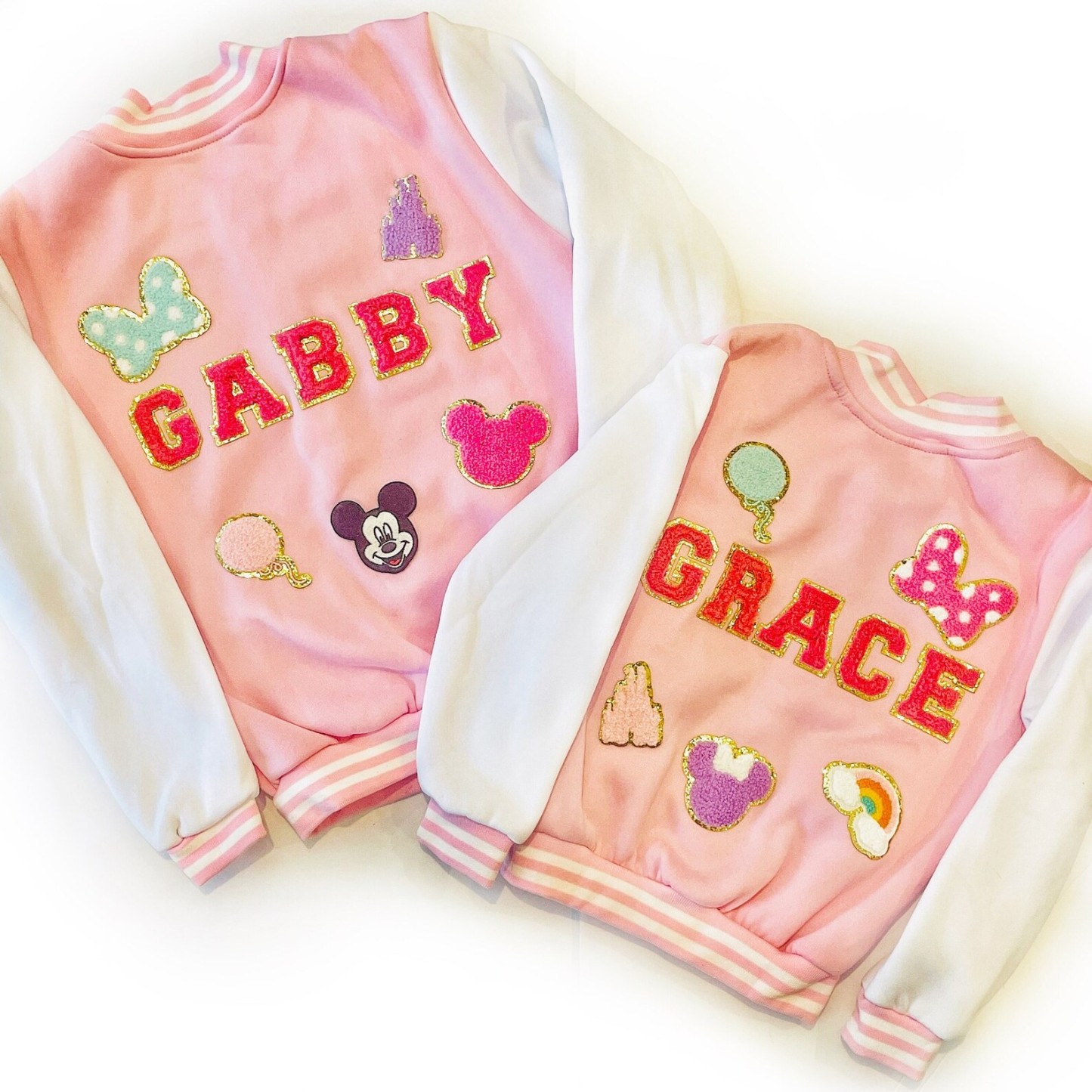 Personalized Hand Patch Kids Baseball Jacket | inJacket03