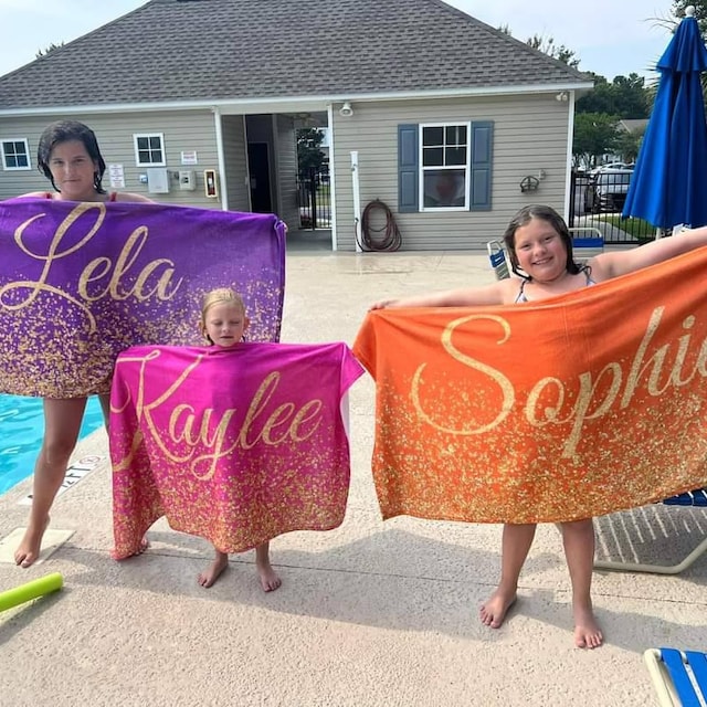 Personalized Monogrammed Beach for Summer & Beach | KKTowel58