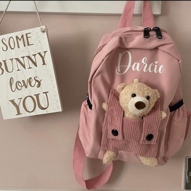 Personalized Bear Back to School Backpack
