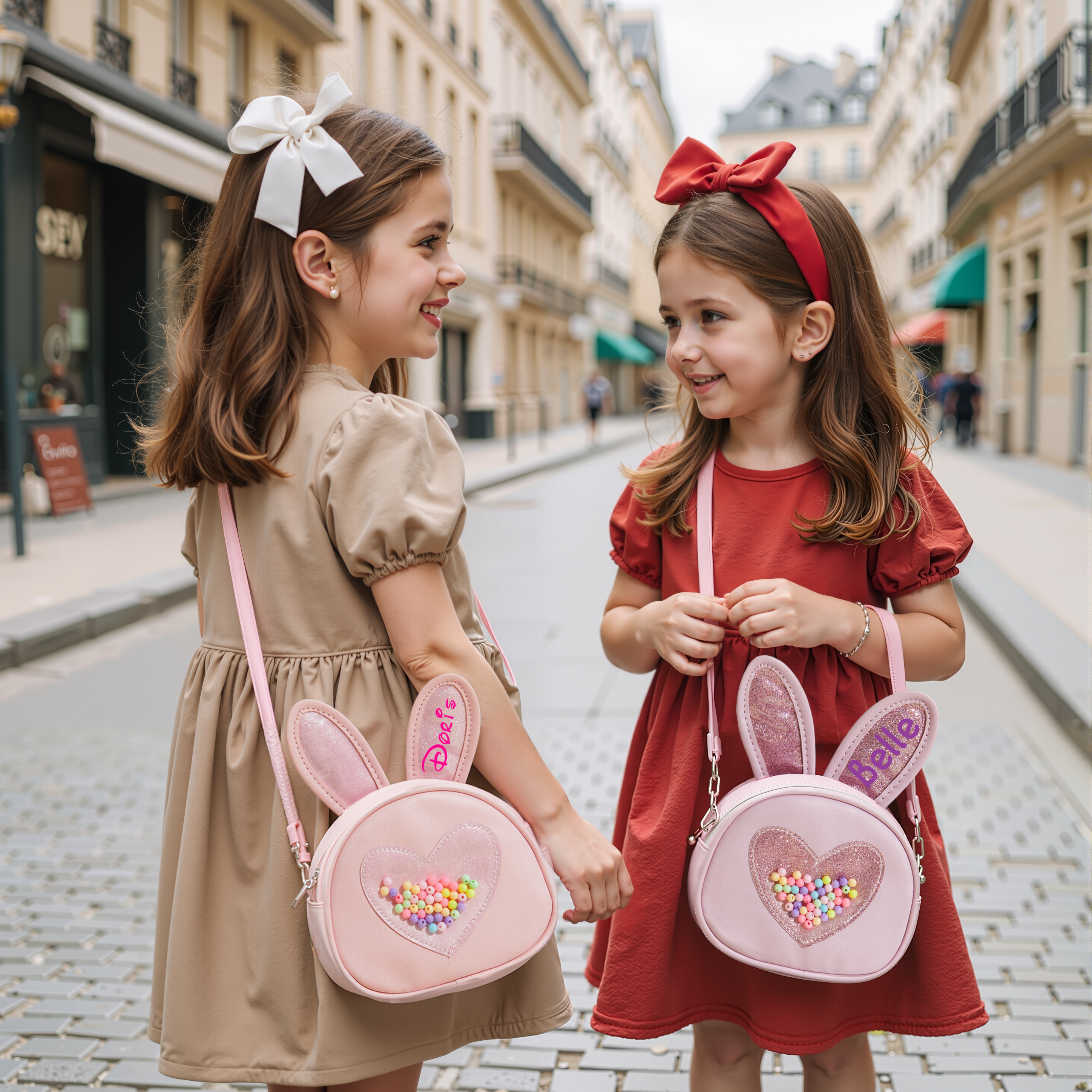 Personalized Girls Birthday Bunny Purse 