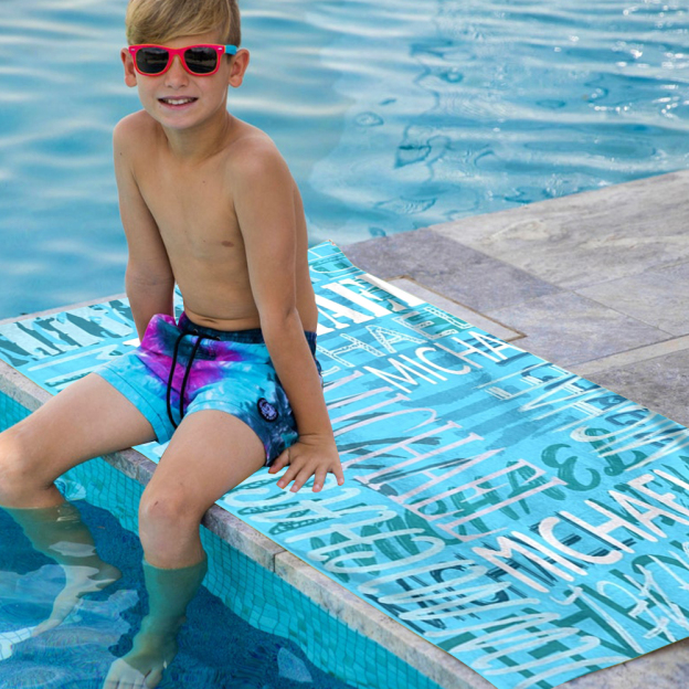 Personalized Lovely Kid Towel for Summer & Beach | CWTowel85