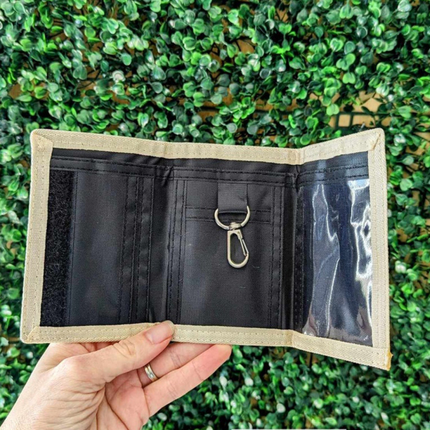 Personalized Kid Leather Patch Camo Wallet