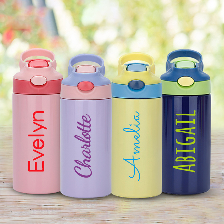 Personalised BPA Free 12oz Cute Design Kid Water Bottles | YouBottle19
